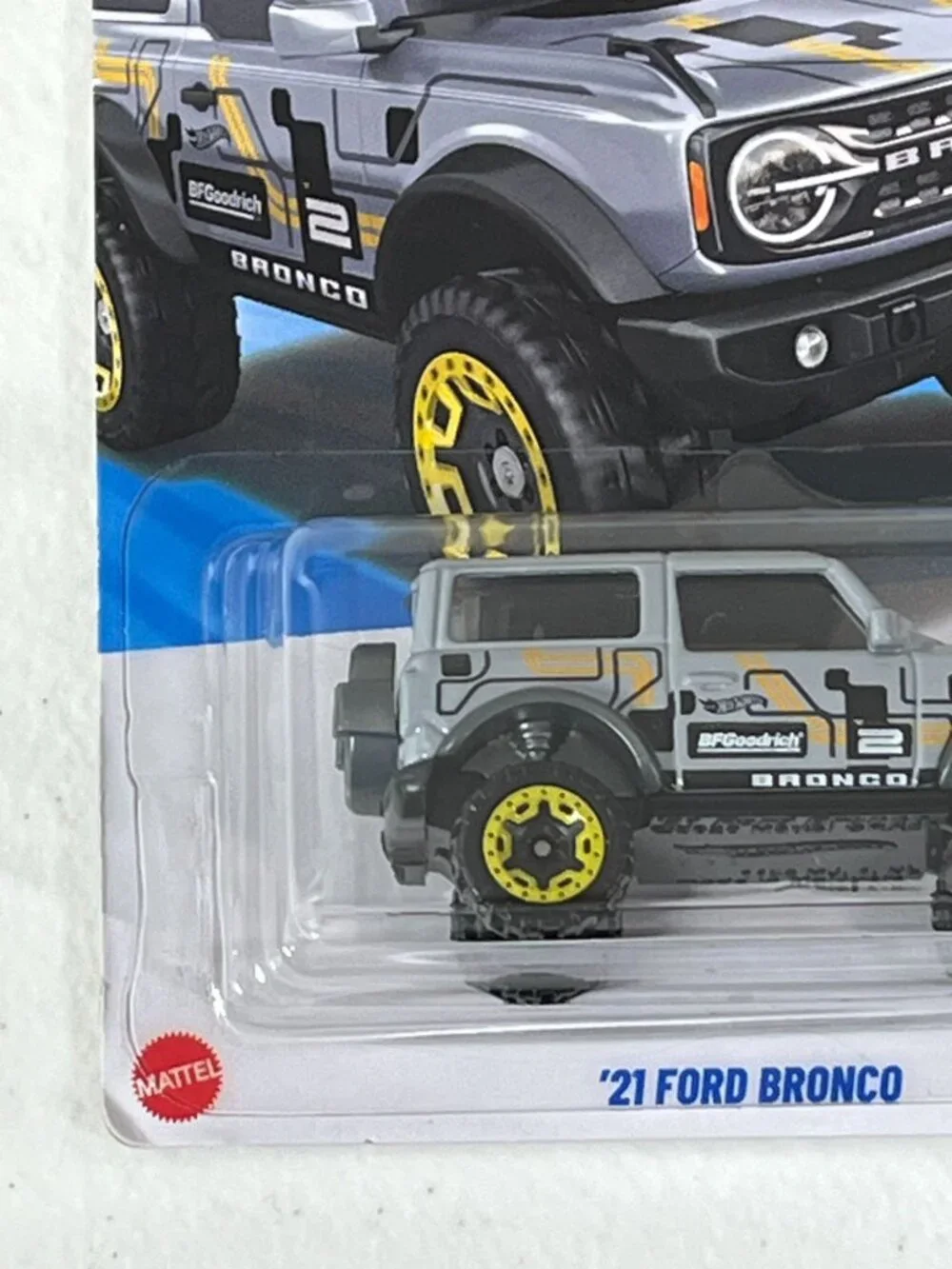 Hot Wheels 2021 Ford Bronco HW Hot Trucks 20/250 1/10 Gray Off Road SUV NOC